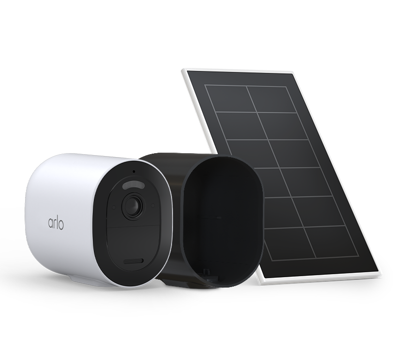 The Go 2 Camera with Solar Panel & Case Bundle - White